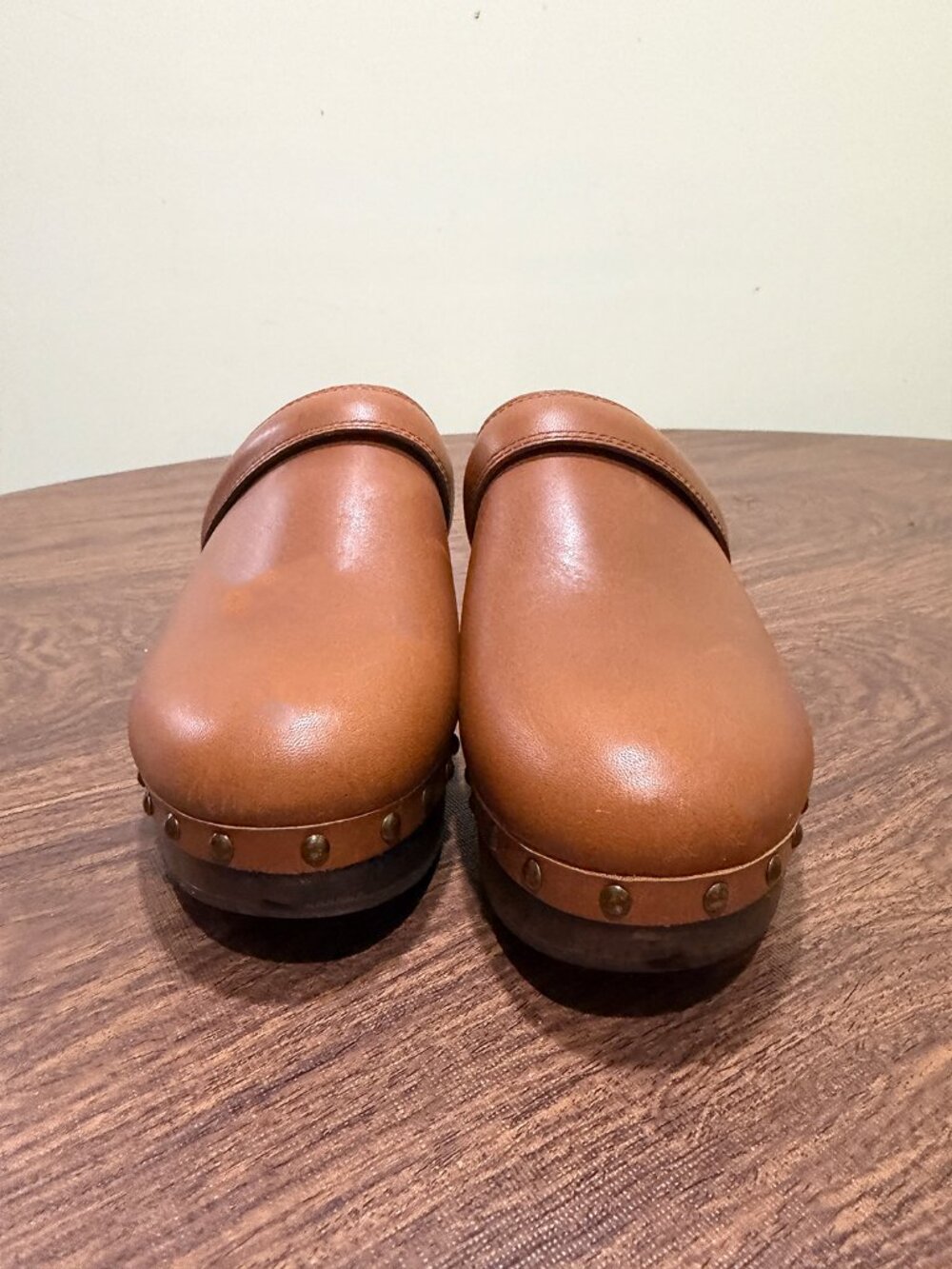 Madewell The Cecily Clog in Oiled Leather Size 6.5 - Picture 4 of 7